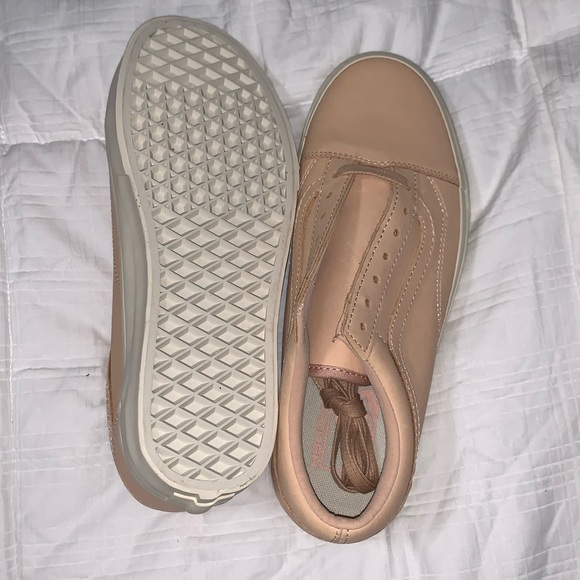 VANS tan leather Old Skool DX. Size 5.5 - Picture 4 of 9